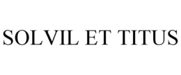 SOLVIL ET TITUS trademark