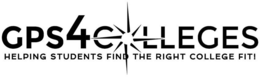 GPS4COLLEGES HELPING STUDENTS FIND THE RIGHT COLLEGE FIT! trademark