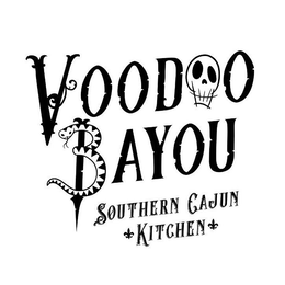 VOODOO BAYOU SOUTHERN CAJUN KITCHEN trademark