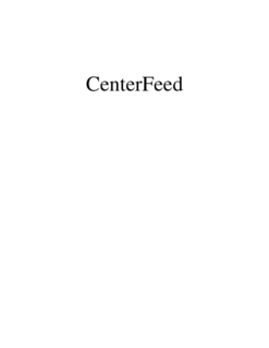 CENTERFEED trademark