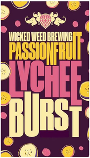 WICKED WEED BREWING PASSIONFRUIT LYCHEEBURST trademark