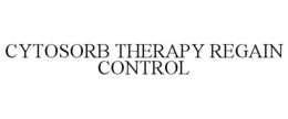 CYTOSORB THERAPY REGAIN CONTROL trademark