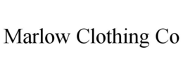 MARLOW CLOTHING CO trademark