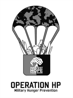 HARVEST HOPE FOOD BANK OPERATION HP MILITARY HUNGER PREVENTION trademark