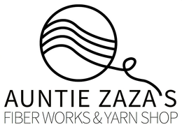 AUNTIE ZAZA'S FIBER WORKS & YARN SHOP trademark