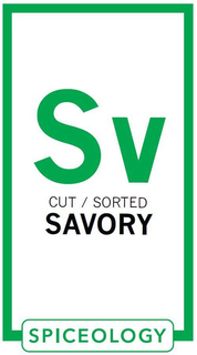 SV CUT/SORTED SAVORY SPICEOLOGY trademark
