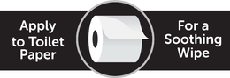 APPLY TO TOILET PAPER FOR A SOOTHING WIPE trademark