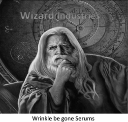 WIZARD INDUSTRIES WRIKLE BE GONE SERUMS trademark