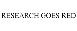 RESEARCH GOES RED trademark