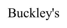 BUCKLEY'S trademark