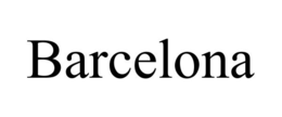 BARCELONA trademark