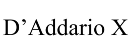 D'ADDARIO X trademark