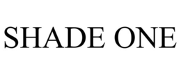 SHADE ONE trademark