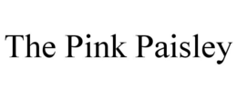 THE PINK PAISLEY trademark