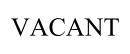 VACANT trademark