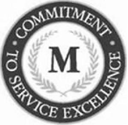 M COMMITMENT TO SERVICE EXCELLENCE trademark