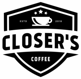 ESTD 2018 CLOSER'S COFFEE trademark