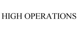 HIGH OPERATIONS trademark