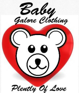 BABY GALORE CLOTHING PLENTY OF LOVE trademark