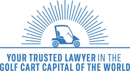 YOUR TRUSTED LAWYER IN THE GOLF CART CAPITAL OF THE WORLD trademark