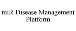 MIR DISEASE MANAGEMENT PLATFORM trademark