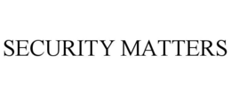 SECURITY MATTERS trademark