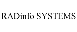 RADINFO SYSTEMS trademark