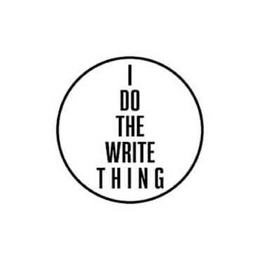 I DO THE WRITE THING trademark