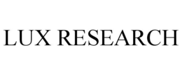 LUX RESEARCH trademark