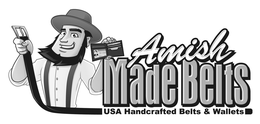 AMISH MADE BELTS USA HANDCRAFTED BELTS & WALLETS trademark