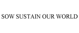 SOW SUSTAIN OUR WORLD trademark