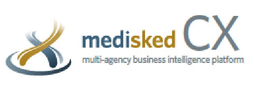X MEDISKED CX MULTI-AGENCY BUSINESS INTELLIGENCE PLATFORM trademark