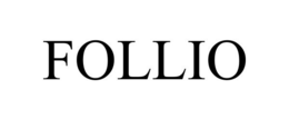 FOLLIO trademark