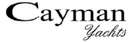 CAYMAN YACHTS trademark