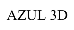 AZUL 3D trademark