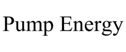PUMP ENERGY trademark