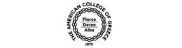 THE AMERICAN COLLEGE OF GREECE PIERCE DEREE ALBA 1875 trademark