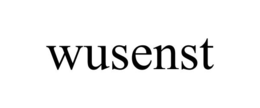 WUSENST trademark