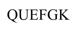 QUEFGK trademark