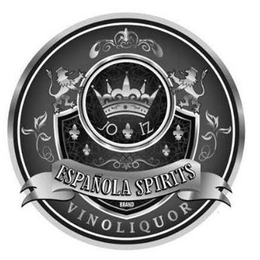 JO IZ ESPANOLA SPIRITS BRAND VINOLIQUOR trademark