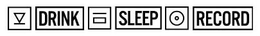 DRINK SLEEP RECORD trademark