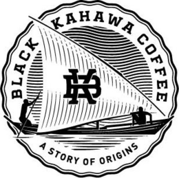 BK BLACK KAHAWA COFFEE A STORY OF ORIGINS trademark
