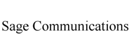 SAGE COMMUNICATIONS trademark