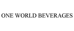 ONE WORLD BEVERAGES trademark
