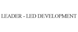 LEADER - LED DEVELOPMENT trademark