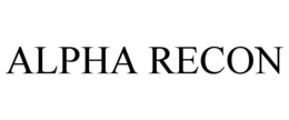 ALPHA RECON trademark