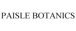 PAISLE BOTANICS trademark