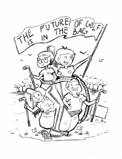 THE FUTURE OF GOLF IS IN THE BAG trademark