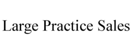 LARGE PRACTICE SALES trademark