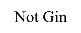 NOT GIN trademark
